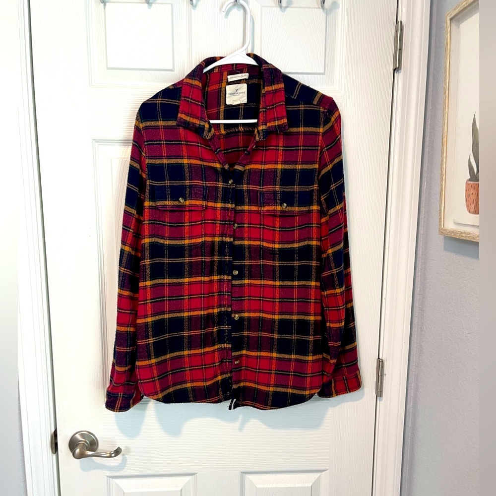 Flannel button up AE